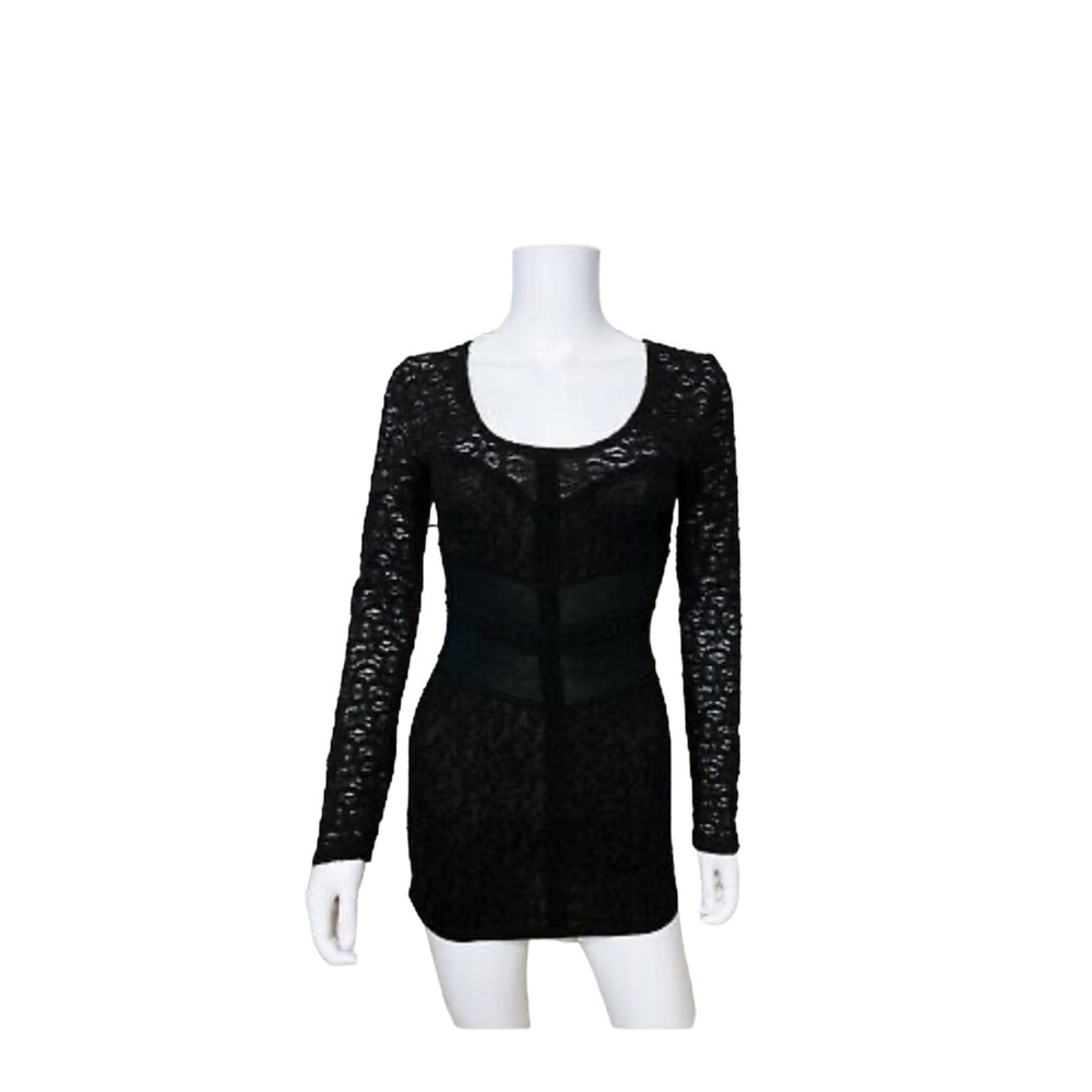 Free People Black Bodycon‎ dress large